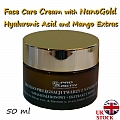 Face Care CREAM with NANO GOLD, Hyaluronic Acid and Mango Extract 50 ml