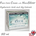 Face Care CREAM with NANO SILVER, Hyaluronic Acid and Algae Extract 50 ml